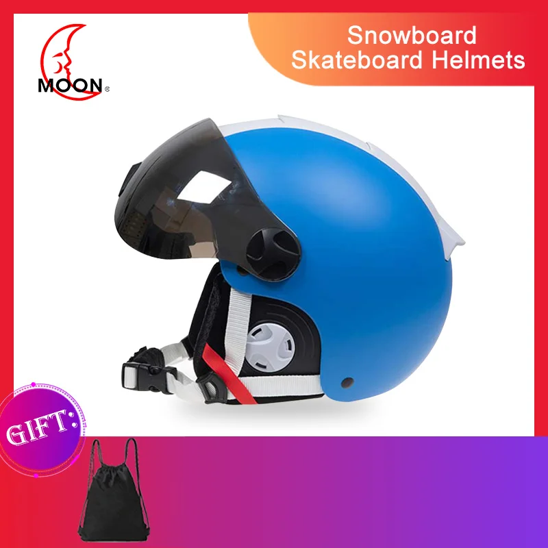 

MOON BH-588 Skiing Helmet Integrally-Molded ABS+EPS High-Quality Ski Helmet Outdoor Sports Ski Snowboard Skateboard Helmets
