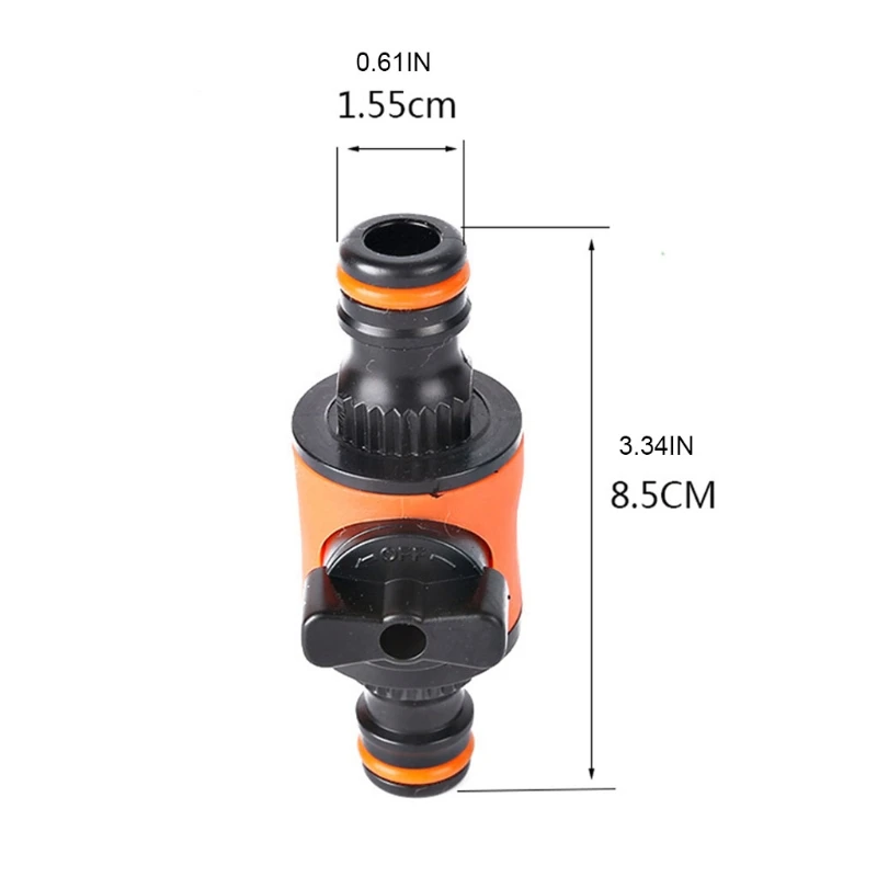 Quick-release Double-Way Water Pipe Joint with Switch In-line Shut-off Connector for Garden Hose Pipe Hose Clamp Repair Kit LXAC
Quick-release Double-Way Water Pipe Joint with Switch In-line Shut-off Connector for Garden Hose Pipe Hose Clamp Repair Kit LXAC