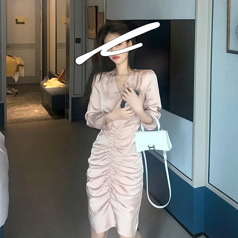 Fashion Spring Autumn 2021 New Sexy V-neck Dress Party Dresses Woman Solid Ladies Long Sleeve Clothes Vestidos De Fiesta WPY2134
Fashion Spring Autumn 2021 New Sexy V-neck Dress Party Dresses Woman Solid Ladies Long Sleeve Clothes Vestidos De Fiesta WPY2134