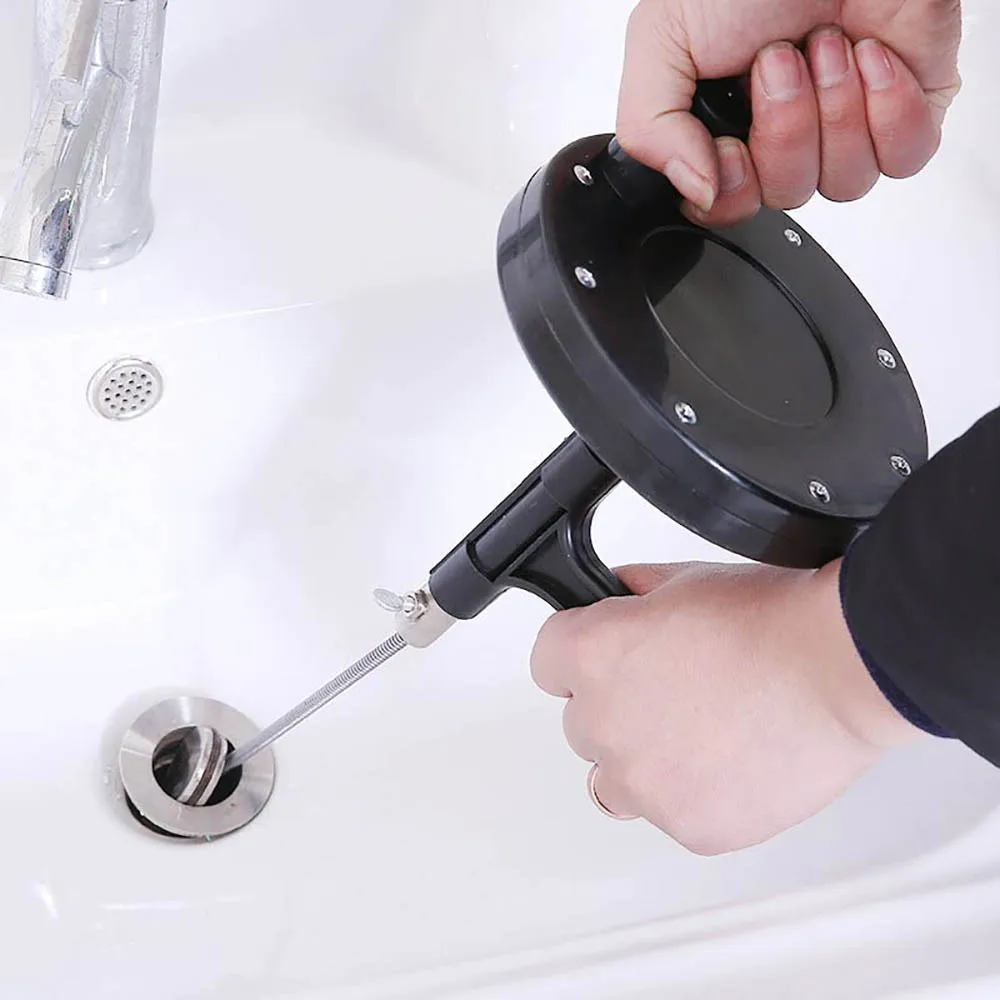 Black Kitchen Toilet Sewer Blockage Hand Tool Pipe Kitchen Cleaning Toilet Pipe 5m Drains Dredge Cleaner Sink Cleaning Tool
Black Kitchen Toilet Sewer Blockage Hand Tool Pipe Kitchen Cleaning Toilet Pipe 5m Drains Dredge Cleaner Sink Cleaning Tool