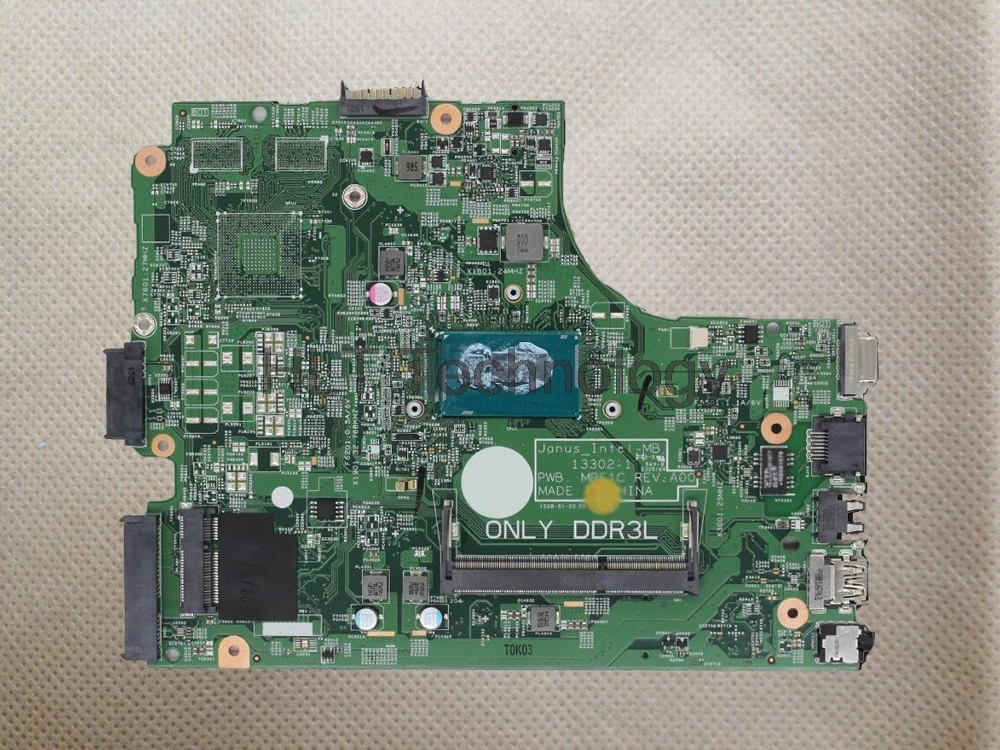 Материнская плата для ноутбука Dell Vostro 15 3549 V3549 CN-0YMJWJ 0YMJWJ SR23Y i5-5200 Процессор 13302-1 ПРБ: MRF1C материнская плата DDR3 
Материнская плата для ноутбука Dell Vostro 15 3549 V3549 CN-0YMJWJ 0YMJWJ SR23Y i5-5200 Процессор 13302-1 ПРБ: MRF1C материнская плата DDR3