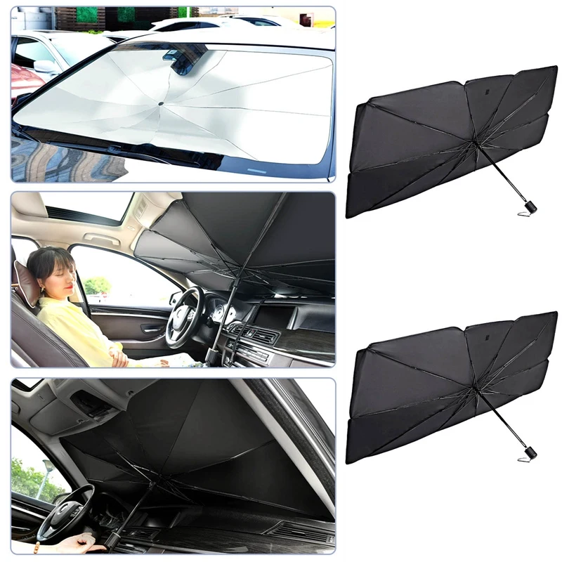 125cm 145cm Foldable Car Windshield Sun Shade Umbrella Car UV Cover Sunshade Heat Insulation Front Window Interior Protection
125cm 145cm Foldable Car Windshield Sun Shade Umbrella Car UV Cover Sunshade Heat Insulation Front Window Interior Protection