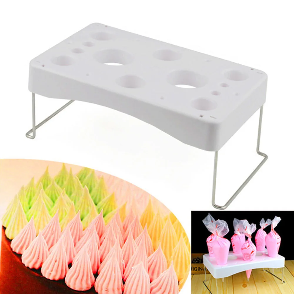 Folding Cake Piping Bag Rack Pastry Bag Stand Piping Bag Holder Work Table Holder Cream Cake Decor Tool Storage For Cream Pastry
Folding Cake Piping Bag Rack Pastry Bag Stand Piping Bag Holder Work Table Holder Cream Cake Decor Tool Storage For Cream Pastry
