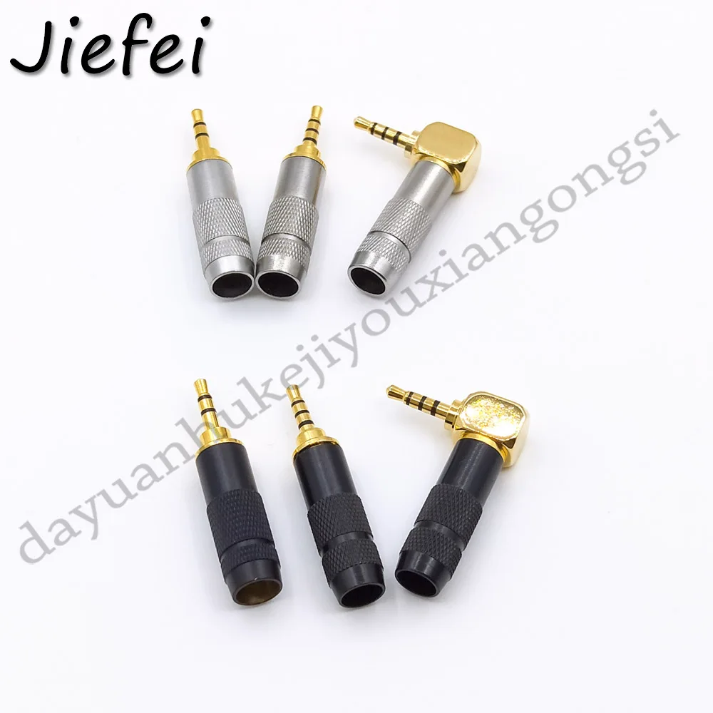 Wholesale Gold Plated 2.5mm 3 4 Pole Male Headphone Jack straight/Right Angle 90 Degree Solder Plug Connector for 6mm Cable 
Wholesale Gold Plated 2.5mm 3 4 Pole Male Headphone Jack straight/Right Angle 90 Degree Solder Plug Connector for 6mm Cable