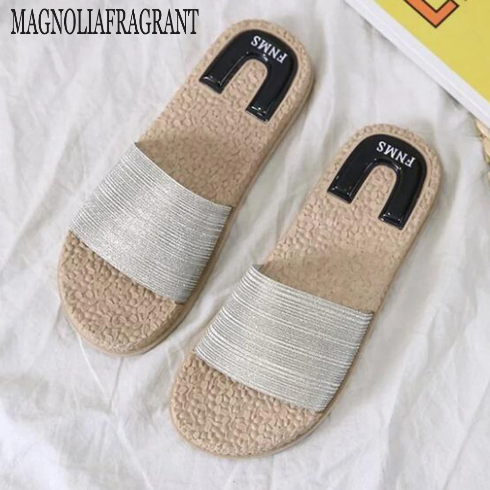 Fashion Simple Women's Slippers Summer Women Open Toe Leisure Slippers Seaside Shoes Indoor Home flat Casual Women Slides hy733 
Fashion Simple Women's Slippers Summer Women Open Toe Leisure Slippers Seaside Shoes Indoor Home flat Casual Women Slides hy733