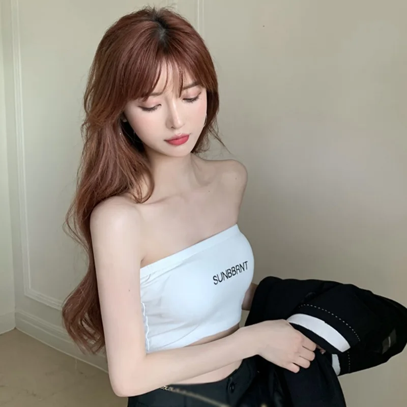 Women's Solid Letter Printing Slim Sexy Exposed Navel Sleeveless Crop Top
Women's Solid Letter Printing Slim Sexy Exposed Navel Sleeveless Crop Top