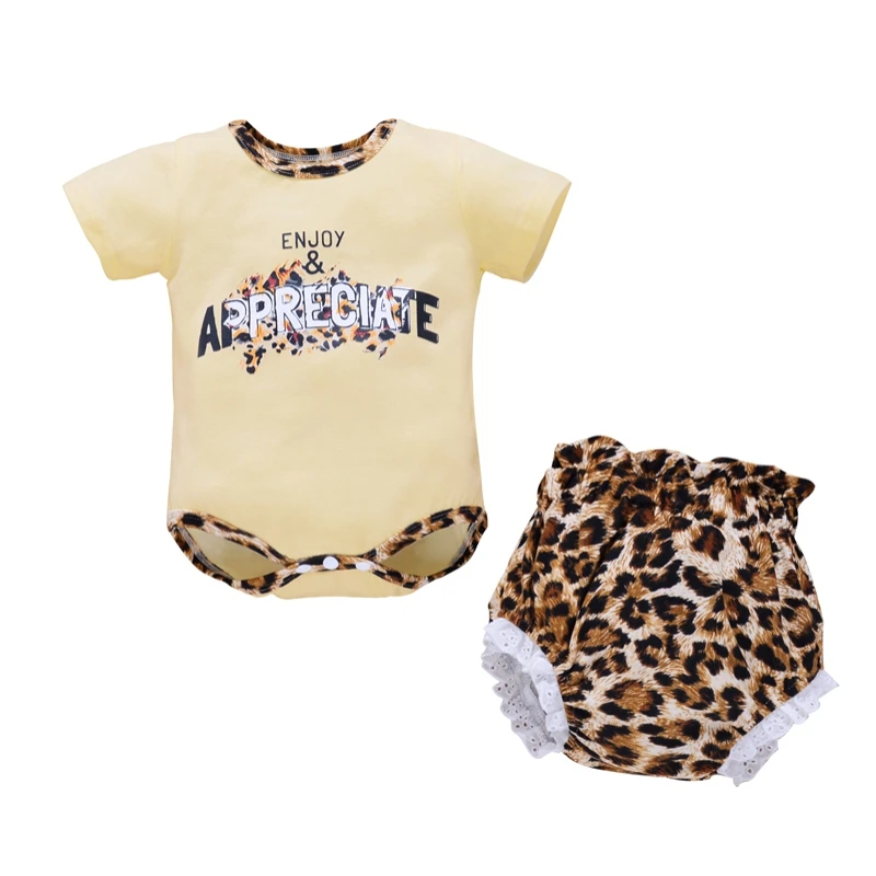 Girl Clothes Set 2PCS Leopard Short Sleeve Top + Shorts Suit Girl Outfits Baby Children Kids Clothing Summer Toddler Outfit
Girl Clothes Set 2PCS Leopard Short Sleeve Top + Shorts Suit Girl Outfits Baby Children Kids Clothing Summer Toddler Outfit