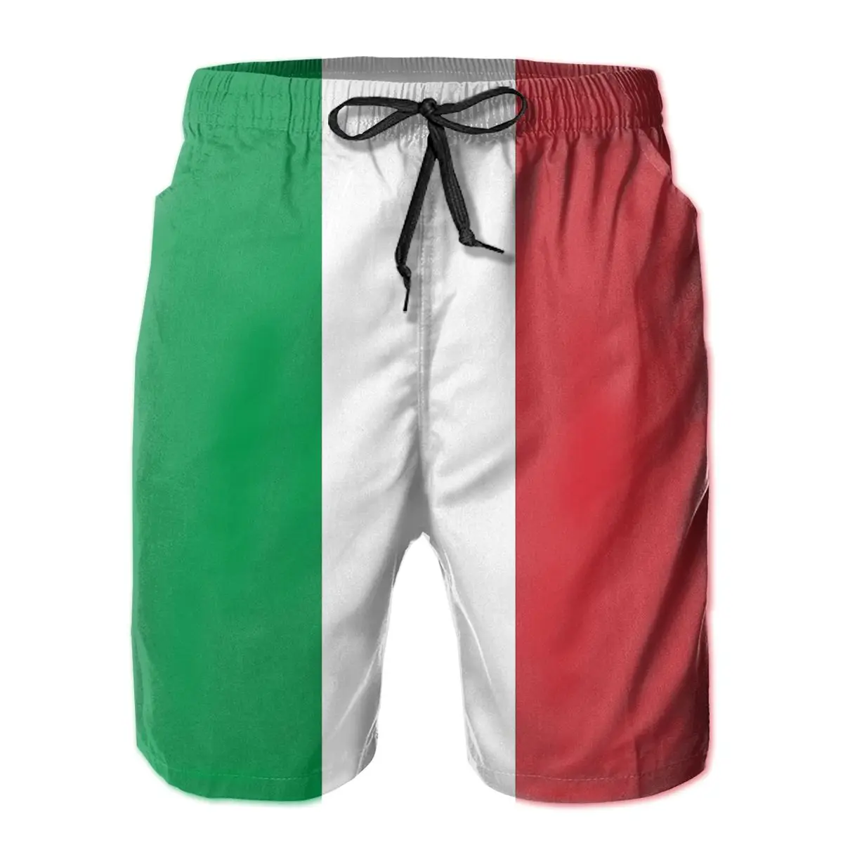 Male Shorts Causal R333 Breathable Quick Dry GeekyCasual ITALY. ITALIAN. Italian Flag. FULL COVER Flag
