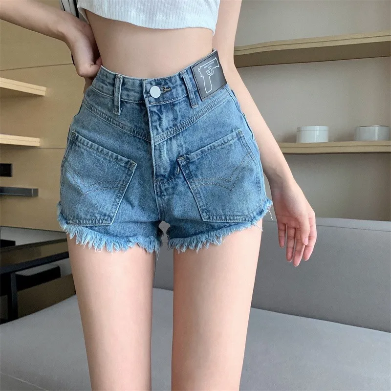Sexy Women's Denim Shorts 2021 New High-Waist Slim Short Cotton Pants Casual Ladies Fashion Female Wide-Leg Straight Short Jeans
Sexy Women's Denim Shorts 2021 New High-Waist Slim Short Cotton Pants Casual Ladies Fashion Female Wide-Leg Straight Short Jeans