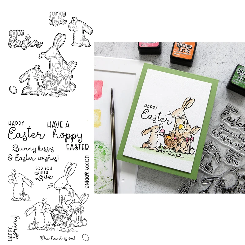 Bunnies Kisses & Easter Wishes Eggs Lawn Cutting Dies and Clear Stamps Combos DIY Scrapbooking Craft Paper Cards 2021 Hot Sale 
Bunnies Kisses & Easter Wishes Eggs Lawn Cutting Dies and Clear Stamps Combos DIY Scrapbooking Craft Paper Cards 2021 Hot Sale