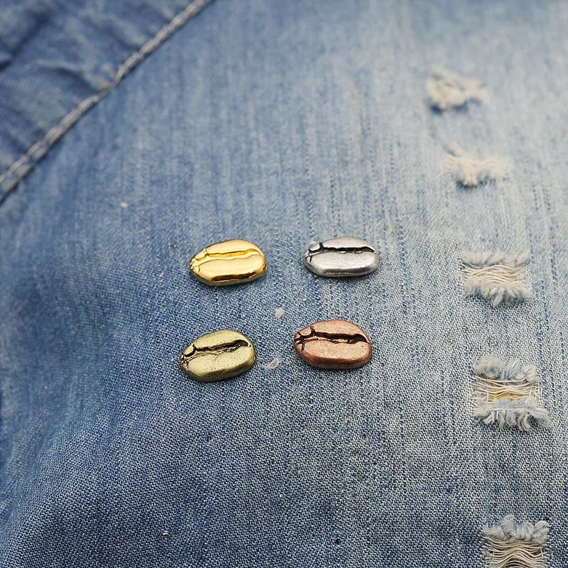 Creativity Brooch Metal Coffee Beans Dripping-Oil Pins All-match Cowboy Clothes Jewelry Gift
Creativity Brooch Metal Coffee Beans Dripping-Oil Pins All-match Cowboy Clothes Jewelry Gift