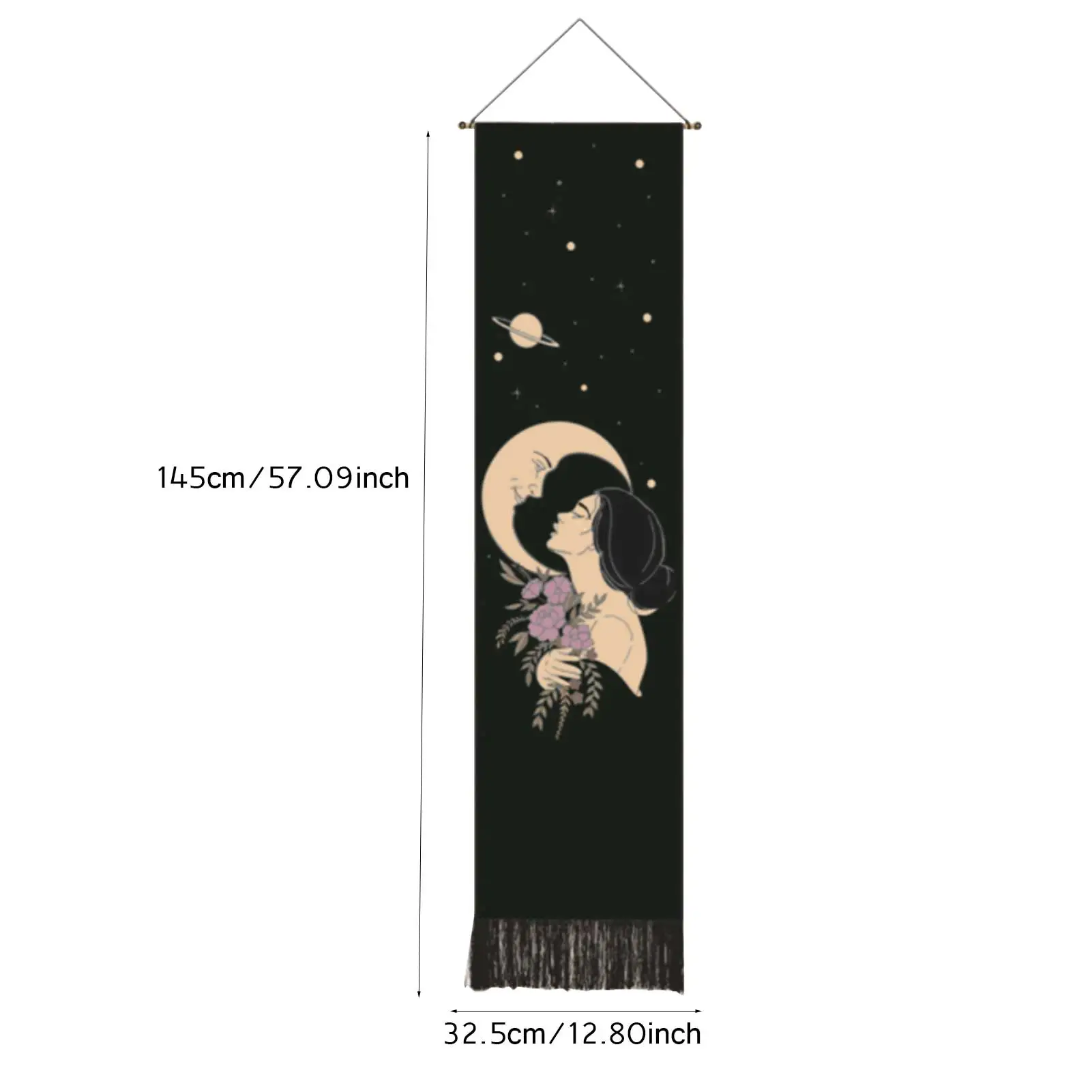Stars And Moon Girl Black And White Series Home Tapestry Wall Hanging Beach Towel Homestay Living Room Decoration Cloth
Stars And Moon Girl Black And White Series Home Tapestry Wall Hanging Beach Towel Homestay Living Room Decoration Cloth