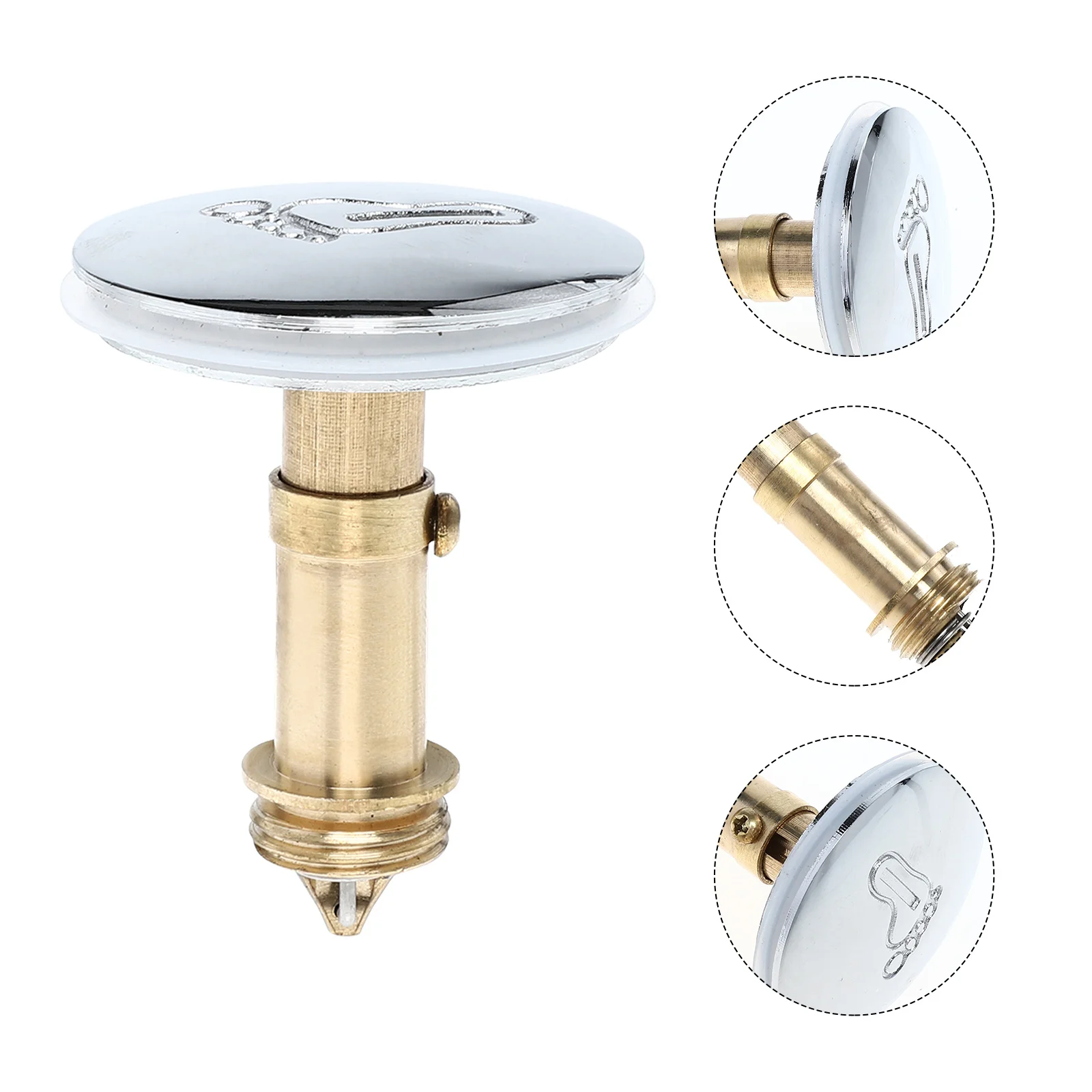 1Pc Household Sink Plug Underwater Sealing Plug Hotel Bathroom Accessory (Sliver)
1Pc Household Sink Plug Underwater Sealing Plug Hotel Bathroom Accessory (Sliver)