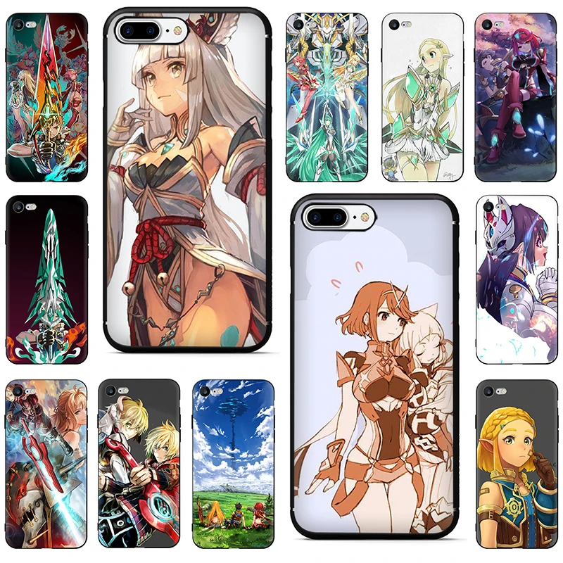 Силиконовый чехол для телефона xenoblade лезвия летопии 2 из мягкого ТПУ iPhone 5 5S SE 2020 6 6s