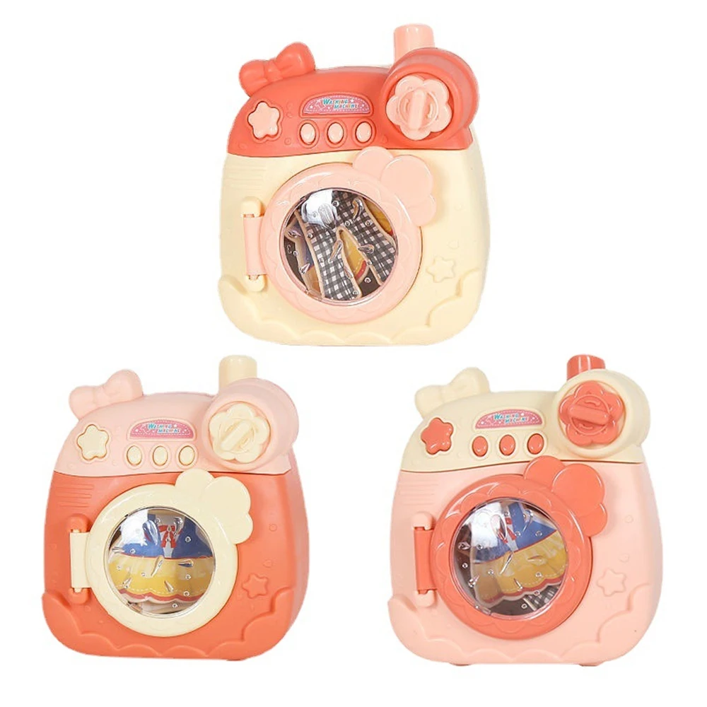 Mini Simulation Drum Washing Machine Rotating Colorful Lighting Effects Exercise Baby's Hands-on Ability Kitchen Accessories
Mini Simulation Drum Washing Machine Rotating Colorful Lighting Effects Exercise Baby's Hands-on Ability Kitchen Accessories