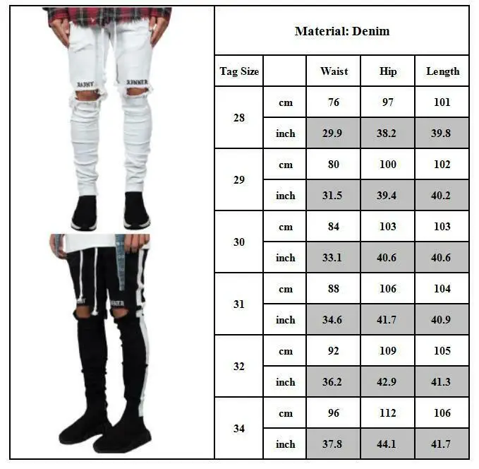 Fashion Men Skinny Stretchy Ripped Denim Jeans Pants Trouser Distressed Trousers New Style
Fashion Men Skinny Stretchy Ripped Denim Jeans Pants Trouser Distressed Trousers New Style