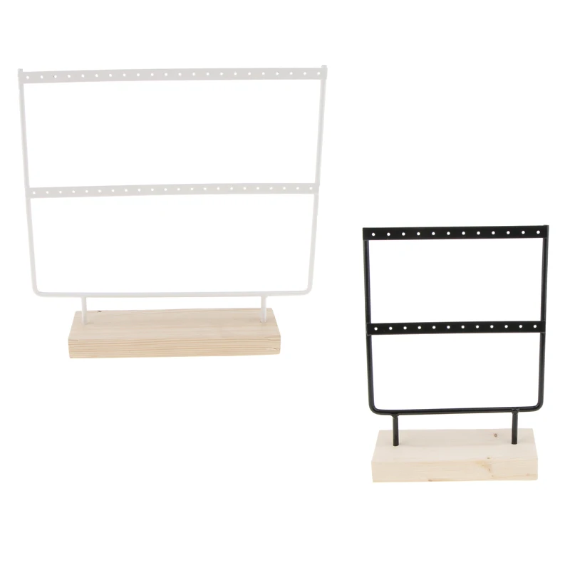 Earrings Presenting Rack 24/44 Holes Pendant Jewelry Holder Display Stand Wholesale Wooden Base Metal Ear Studs Organizer
Earrings Presenting Rack 24/44 Holes Pendant Jewelry Holder Display Stand Wholesale Wooden Base Metal Ear Studs Organizer
