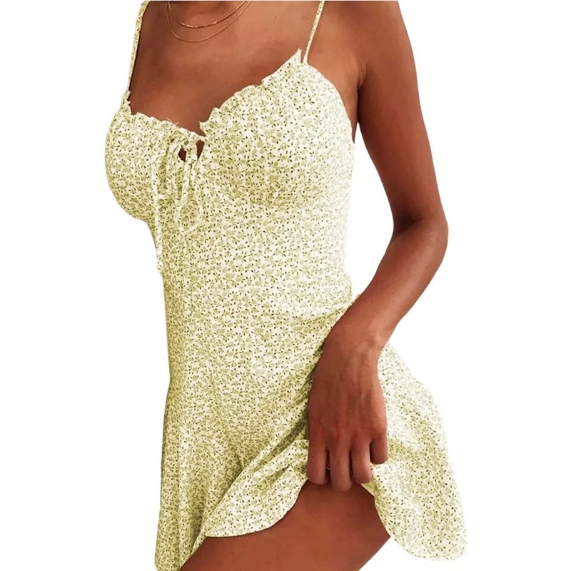 2021 Summer Dress Women Robe V Neck Sexy Floral Print Mini Dress Shoulder Ruffle Party Dress Backless A-Line Short Dress
2021 Summer Dress Women Robe V Neck Sexy Floral Print Mini Dress Shoulder Ruffle Party Dress Backless A-Line Short Dress