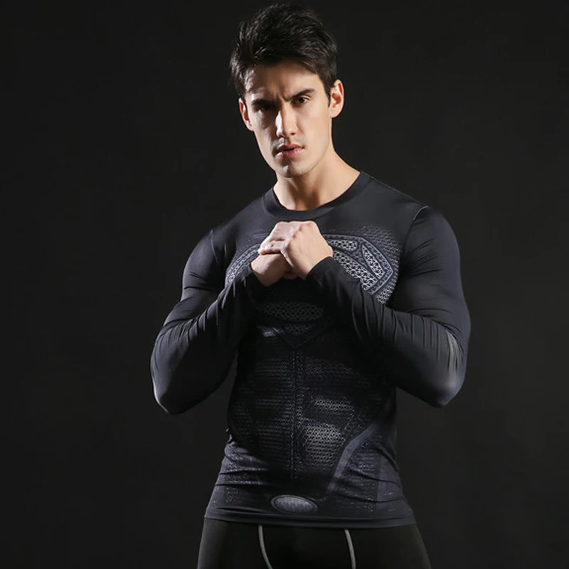 Cool Men Compression Running T Shirt Fitness Tight Long Sleeve Sporting tshirt Training Quick Dry Shirts Gym Hero 3D T-shirt Man
Cool Men Compression Running T Shirt Fitness Tight Long Sleeve Sporting tshirt Training Quick Dry Shirts Gym Hero 3D T-shirt Man