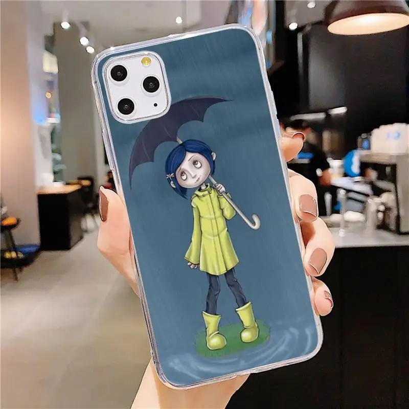 America Caroon movie Coraline Phone Case Transparent soft For iphone 5 5s 5c se 6 6s 7 8 11 12 plus mini x xs xr pro max
America Caroon movie Coraline Phone Case Transparent soft For iphone 5 5s 5c se 6 6s 7 8 11 12 plus mini x xs xr pro max
