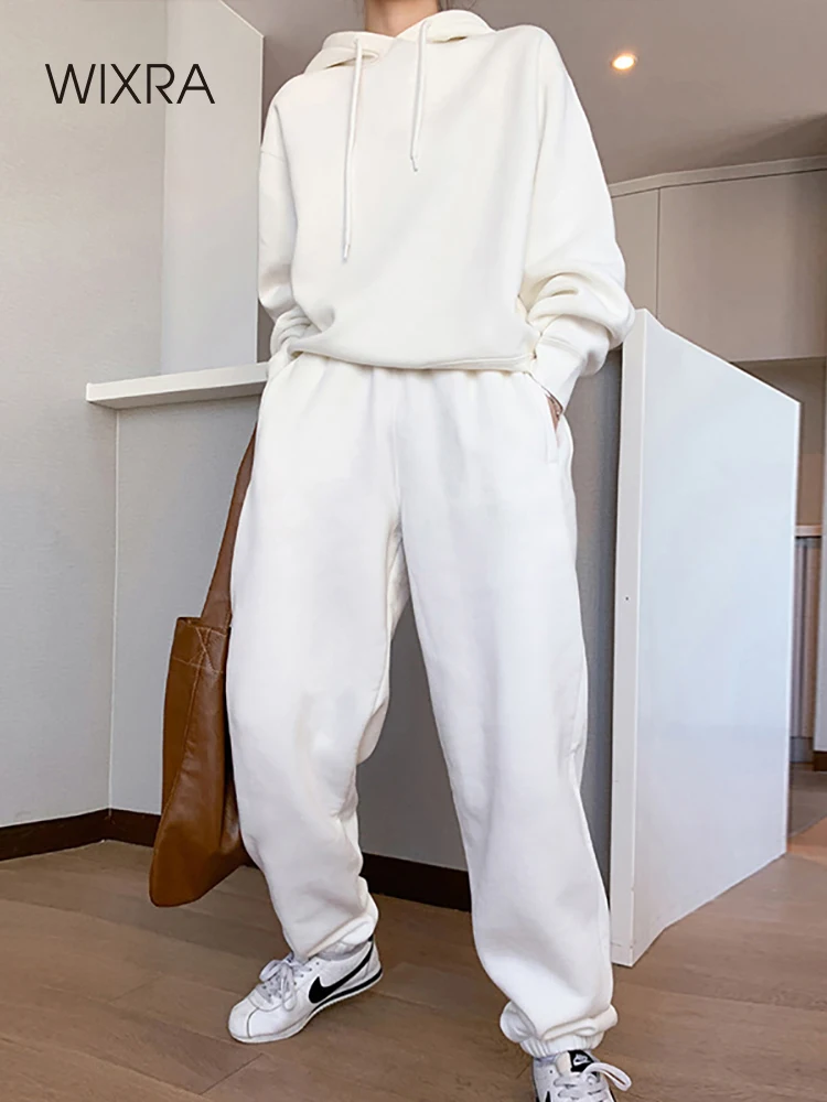 Womens Basic Cotton Sweatshirts Sets Early Spring Hoodies+ Elastic Waist Pants Casual Suits Street Wear
Womens Basic Cotton Sweatshirts Sets Early Spring Hoodies+ Elastic Waist Pants Casual Suits Street Wear