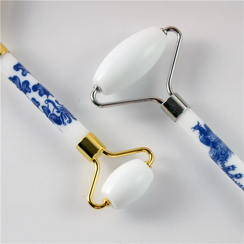 White Crystal Jade Roller Set Anti Wrinkles Face Lift Guasha Massager Facial Massage Tool Natural Stone Roller Kit Beauty Care 
White Crystal Jade Roller Set Anti Wrinkles Face Lift Guasha Massager Facial Massage Tool Natural Stone Roller Kit Beauty Care