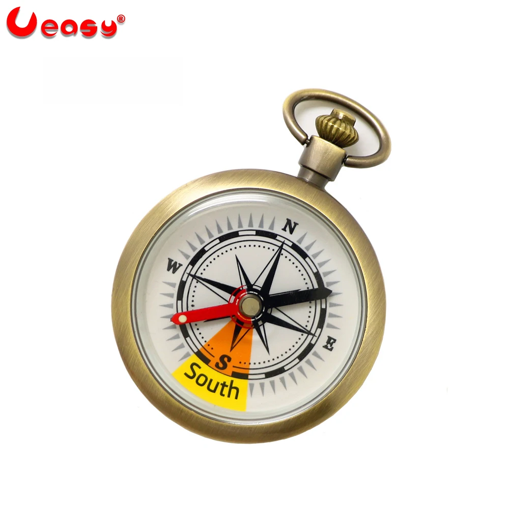 Ueasy Retro Gold Metal Pocket Compass Hiking Compass for Kids Boys Men Camping Hunting Boat Military Survival Navigation Outdoor
Ueasy Retro Gold Metal Pocket Compass Hiking Compass for Kids Boys Men Camping Hunting Boat Military Survival Navigation Outdoor
