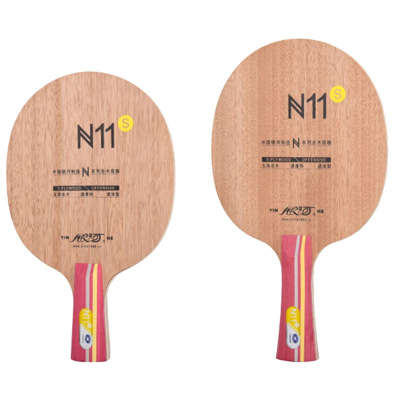 Original Yinhe pure wood N-11S professional table tennis blade for beginner table tennis rackets fast attack with loop
Original Yinhe pure wood N-11S professional table tennis blade for beginner table tennis rackets fast attack with loop