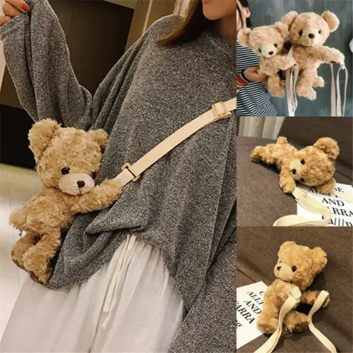Cross Body Messenger Bag Small Handbag Shoulder Tote Satchel Retro Funny Girls Cute Smile Bear Plush Doll Lolita Handbag
Cross Body Messenger Bag Small Handbag Shoulder Tote Satchel Retro Funny Girls Cute Smile Bear Plush Doll Lolita Handbag