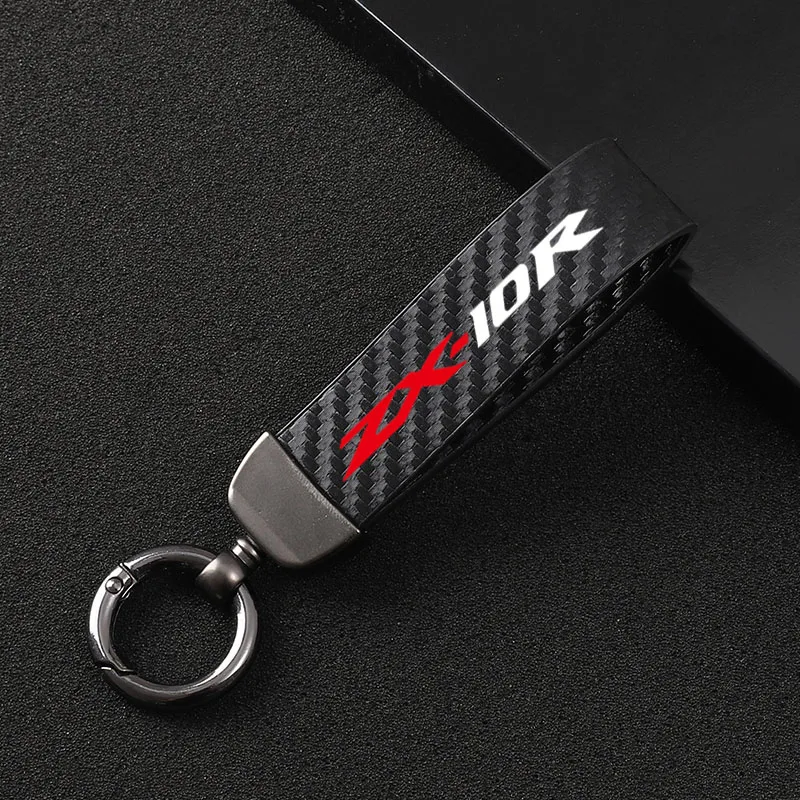 New fashion motorcycle carbon fiber leather rope Keychain key ring For Kawasaki ZX-10R ZX10R ZX 10R Accessories
New fashion motorcycle carbon fiber leather rope Keychain key ring For Kawasaki ZX-10R ZX10R ZX 10R Accessories