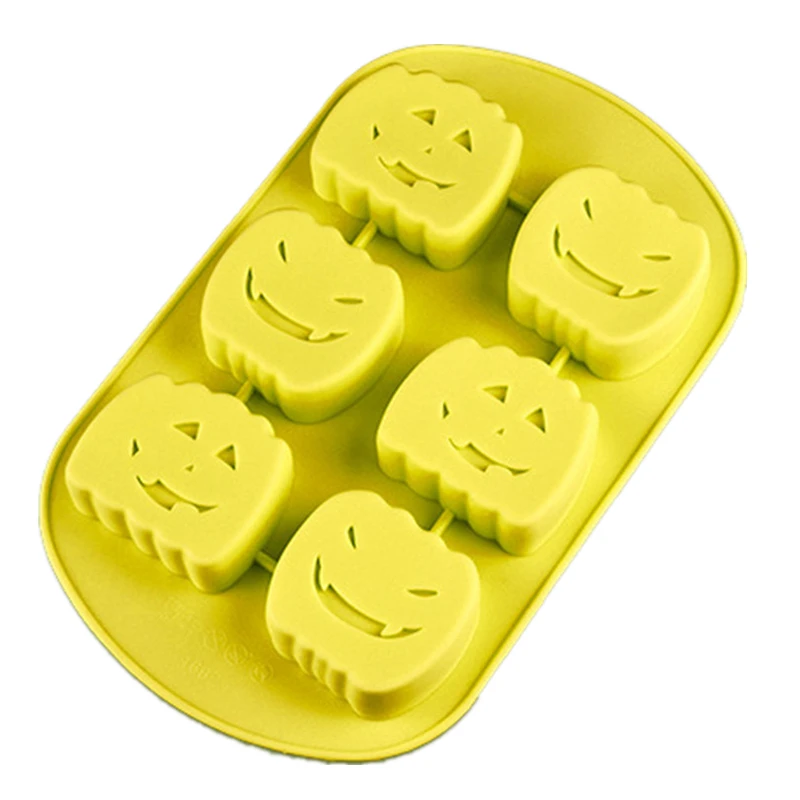 6 Cups Halloween Pumpkin Shape Mould Silicone Cake Chocolate Mould Muffin Tray Baking Tools 
6 Cups Halloween Pumpkin Shape Mould Silicone Cake Chocolate Mould Muffin Tray Baking Tools