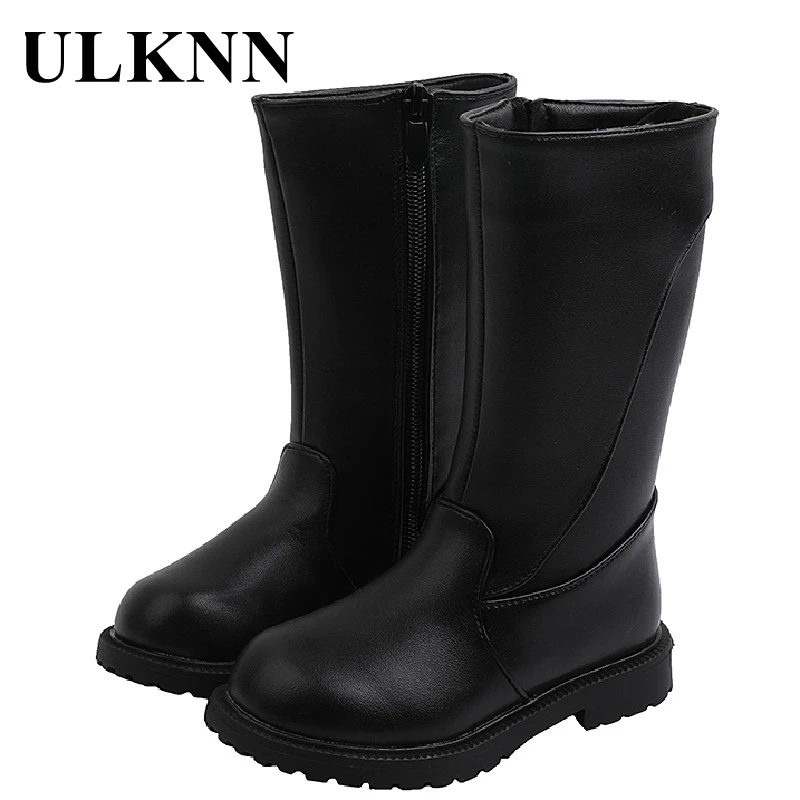 ULKNN Girls' Mid-calf Fashion Boots Children's Snow Boots Kids Winter Leather Shoes Waterproof Baby Girls' Shoes Teen Flat 4-12Y
ULKNN Girls' Mid-calf Fashion Boots Children's Snow Boots Kids Winter Leather Shoes Waterproof Baby Girls' Shoes Teen Flat 4-12Y