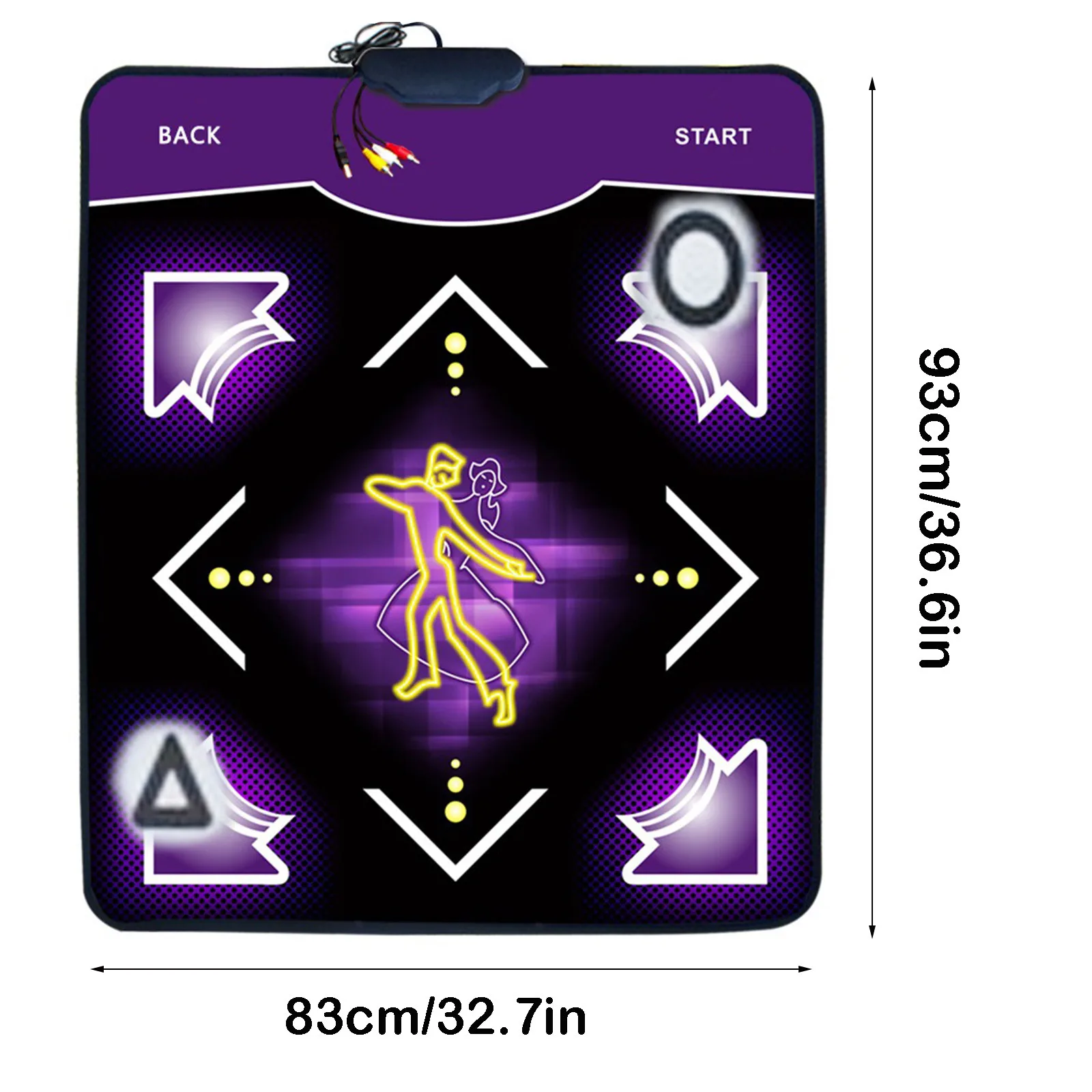 Non Slip Dancing Step Dance Mat pad motion sensing accurate Foot Print Game Mats fitness game Pads TV Dancing Mat 8 Bit
Non Slip Dancing Step Dance Mat pad motion sensing accurate Foot Print Game Mats fitness game Pads TV Dancing Mat 8 Bit