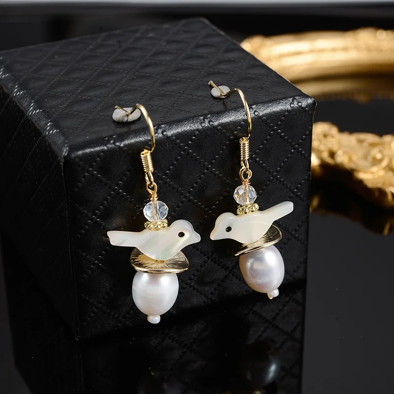 Dorado 2021 New Arrived Cute Creative Bird Drop Earrings Delicate Natural Pearl Jewelry For Women Gift Wedding Party Engagement
Dorado 2021 New Arrived Cute Creative Bird Drop Earrings Delicate Natural Pearl Jewelry For Women Gift Wedding Party Engagement