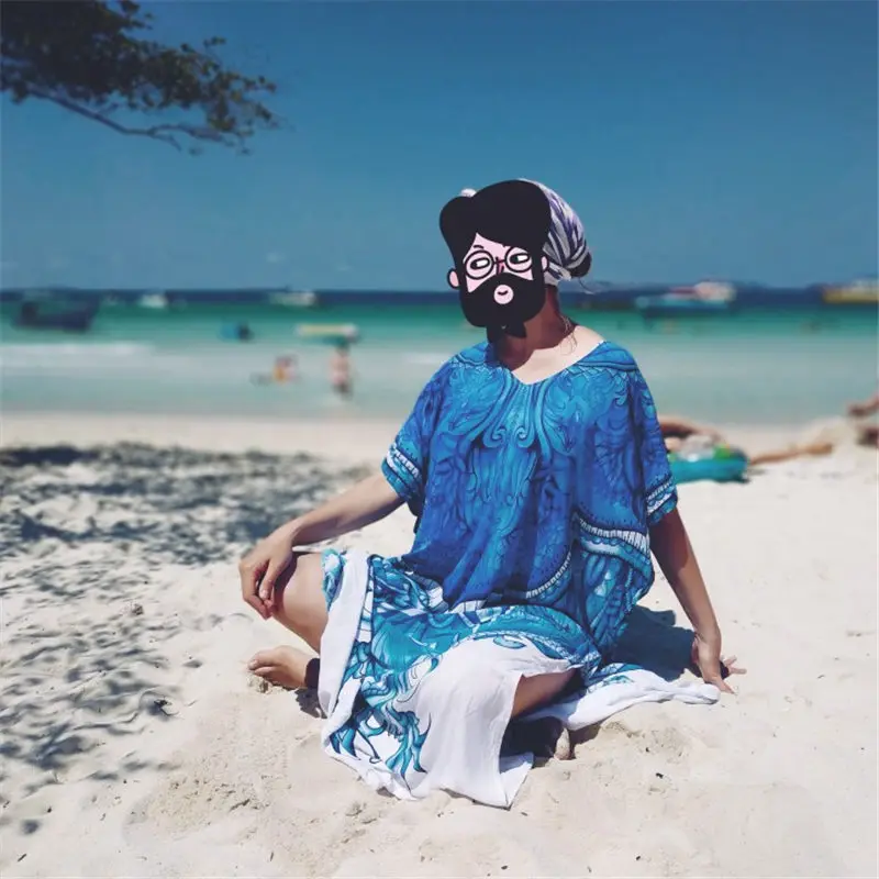 V neck Long Beach Cover up Pareos de Playa Mujer Beach Wear Plus size Bikini Cover up Robe Plage Sarong Beach Tunic
V neck Long Beach Cover up Pareos de Playa Mujer Beach Wear Plus size Bikini Cover up Robe Plage Sarong Beach Tunic