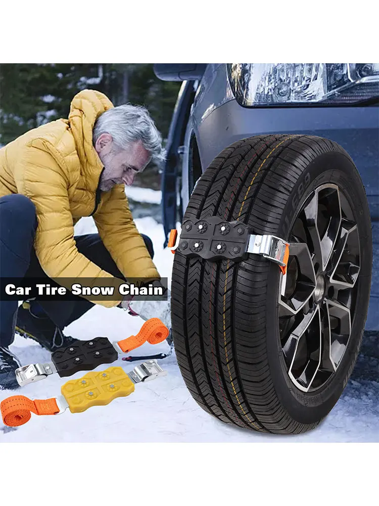 2PCS Car Anti-skid Chain Anti-slip General Rubber Nylon Chain
2PCS Car Anti-skid Chain Anti-slip General Rubber Nylon Chain