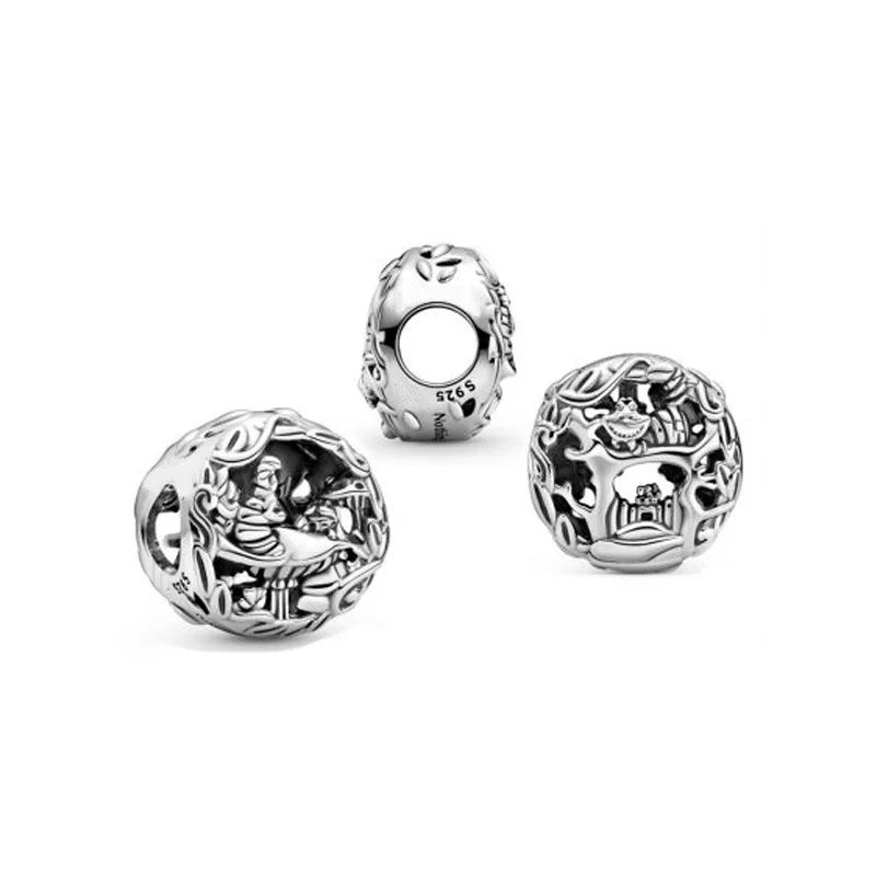 New 925 Sterling Silver Beads Alice in Wonderland Cheshire Cat & Absolem Caterpillar Charm Fit Original Pandora Bracelet Jewelry
New 925 Sterling Silver Beads Alice in Wonderland Cheshire Cat & Absolem Caterpillar Charm Fit Original Pandora Bracelet Jewelry