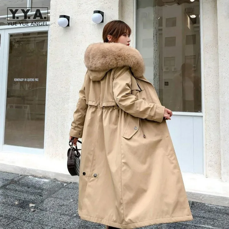 2021 Winter Parkas Women Casual Coat Fashion Detachable Fox fur Collar Hooded Long Jacket Thick Warm Wool Line Female Overcoat
2021 Winter Parkas Women Casual Coat Fashion Detachable Fox fur Collar Hooded Long Jacket Thick Warm Wool Line Female Overcoat