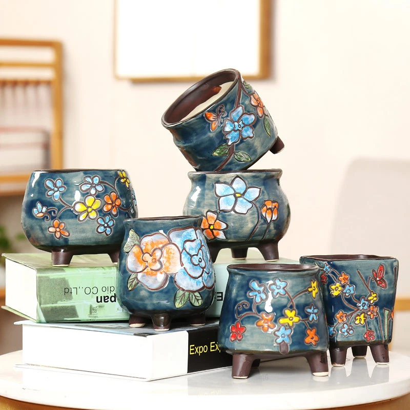 Новый дизайн, корейский стиль, ручная роспись, цветы, керамические искусственные аксессуары для балкона и сада
Новый дизайн, корейский стиль, ручная роспись, цветы, керамические искусственные аксессуары для балкона и сада