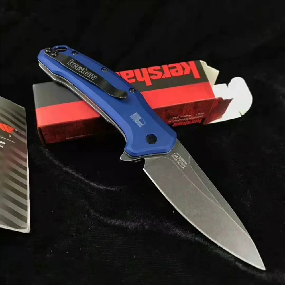 Kershaw 1776 420HC Blade Folding Knife Aluminium Alloy Handle 58HRC Outdoor Pocket Edc Camping Surivival Self-defense Tool Knife
Kershaw 1776 420HC Blade Folding Knife Aluminium Alloy Handle 58HRC Outdoor Pocket Edc Camping Surivival Self-defense Tool Knife