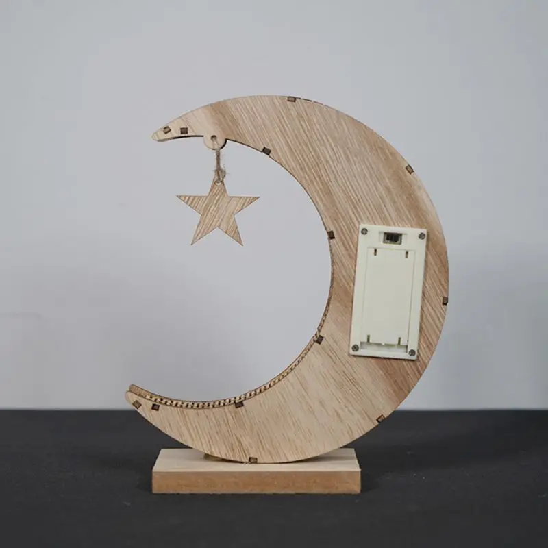 Ramadan Eid Mubarak Wooden Moon Ornaments Arab Muslim Light Crafts DIY Home Party Desktop Decorations Gifts
Ramadan Eid Mubarak Wooden Moon Ornaments Arab Muslim Light Crafts DIY Home Party Desktop Decorations Gifts