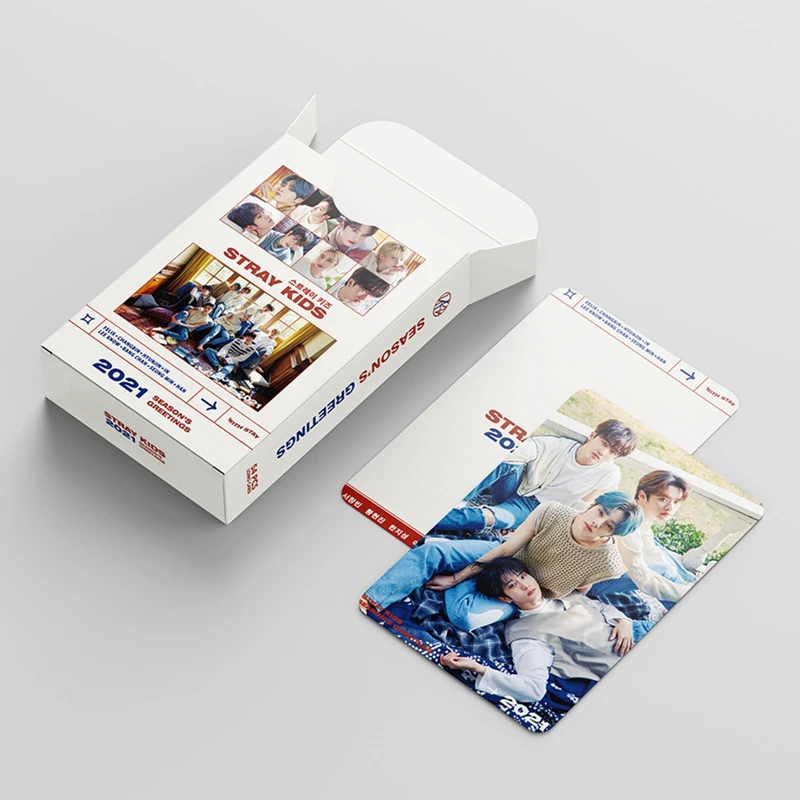 54Pcs/Box Kpop Stray Kids 2021 New Album LOMO Card Photocard Self Made Cards For Fans Collection Stationery
54Pcs/Box Kpop Stray Kids 2021 New Album LOMO Card Photocard Self Made Cards For Fans Collection Stationery