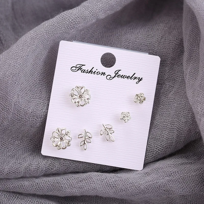 3 pairs of women's simple stud earrings flowers earring for student gifts for women Accessories Fashion Jewelry
3 pairs of women's simple stud earrings flowers earring for student gifts for women Accessories Fashion Jewelry