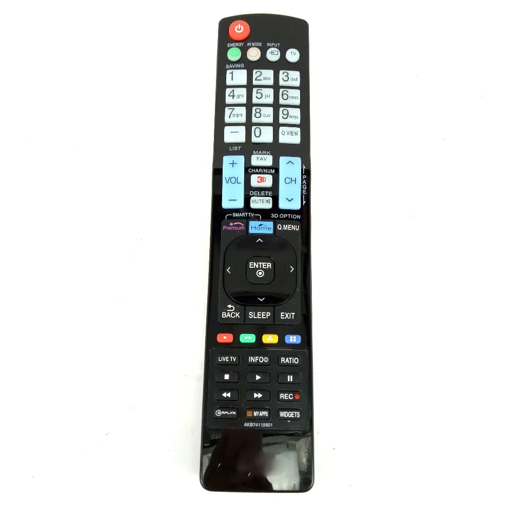 AKB74115501 TV Remote Control for LG LED LCD HDTV 55LS4500UD 47LV5500UA 42LA6200UA 22LG30UA 26LF10UA 19LF10CUA 26LH200CU
AKB74115501 TV Remote Control for LG LED LCD HDTV 55LS4500UD 47LV5500UA 42LA6200UA 22LG30UA 26LF10UA 19LF10CUA 26LH200CU
