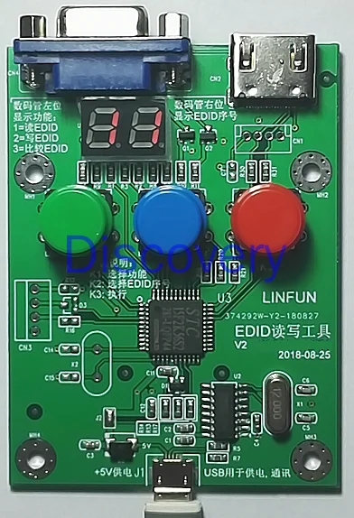 Автономный считыватель EDID может сжечь интерфейс DVI/HDMI/VGA, разрешение блокировки экрана HDMI
Автономный считыватель EDID может сжечь интерфейс DVI/HDMI/VGA, разрешение блокировки экрана HDMI