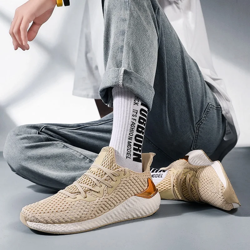 Solid White Fashion Knitting Casual Shoes Men Summer Sneakers Causal Shoes For Men Zapatos Casuales Leisure Informales De Hombre
Solid White Fashion Knitting Casual Shoes Men Summer Sneakers Causal Shoes For Men Zapatos Casuales Leisure Informales De Hombre