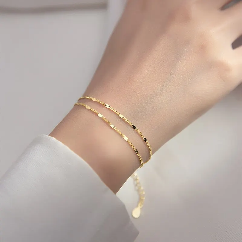 A00551 Punk Double Geometric Cuban Link Chain Charm Bracelet & Bangle for Women 925 Sterling Silver Hip Hop Unisex Jewelry
A00551 Punk Double Geometric Cuban Link Chain Charm Bracelet & Bangle for Women 925 Sterling Silver Hip Hop Unisex Jewelry