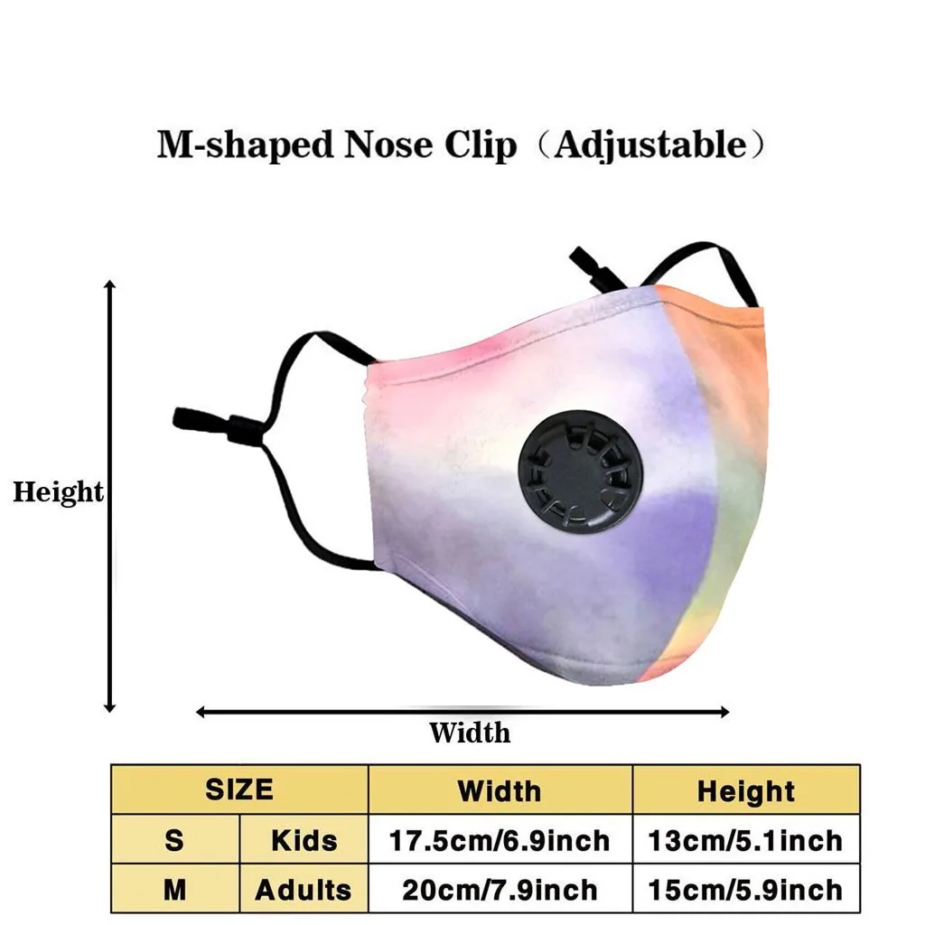 Pm2.5 Print Anti-dust Protective Mask Reusable Mouth Face Masks Mouth Cover Carbon Filter Valve Mascarilla Tela Con Filtro @45
Pm2.5 Print Anti-dust Protective Mask Reusable Mouth Face Masks Mouth Cover Carbon Filter Valve Mascarilla Tela Con Filtro @45