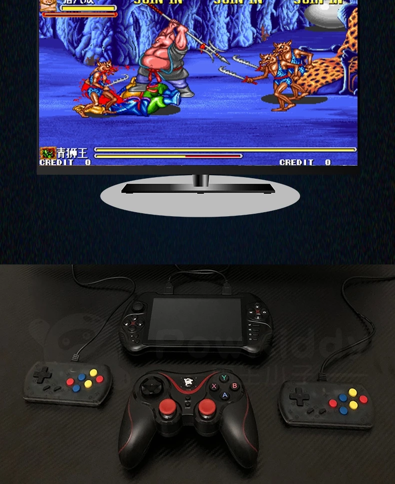 Powkiddy X15 5.5 inch Touch Screen Retro Handheld Game Console Support Android 7.0 wifi Joystick For PSP N64 MD PS GBA GBC 
Powkiddy X15 5.5 inch Touch Screen Retro Handheld Game Console Support Android 7.0 wifi Joystick For PSP N64 MD PS GBA GBC