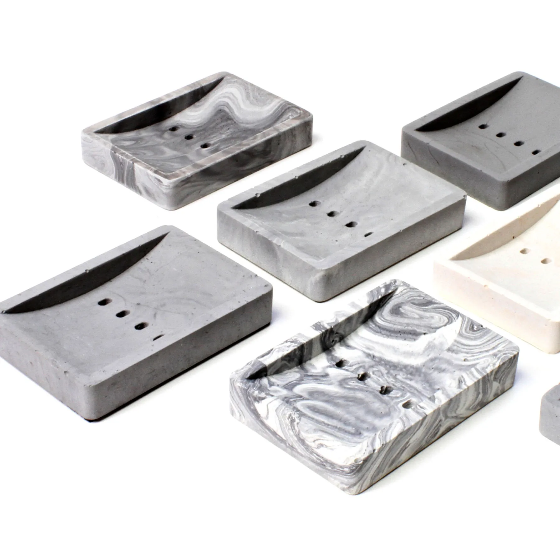 Concrete Bathroom Set Rectangle Tray-Marble Pattern Special Design 
Concrete Bathroom Set Rectangle Tray-Marble Pattern Special Design